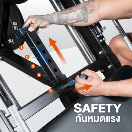 สมิทแมชชีน HOMEFITTOOLS รุ่น LEG PRESS SET 60S_5